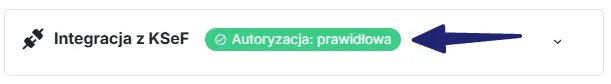 Integracja z KSeF - powiadomienie o prawidłowej autoryzacji