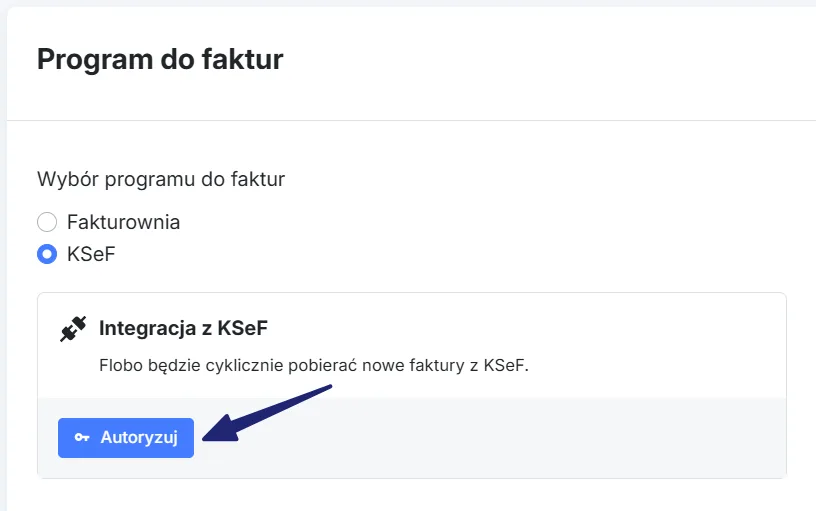Rozpoczęcie autoryzacji integracji z KSeF